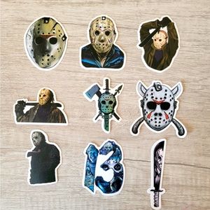 Jason Vorhees Halloween Waterproof Stickers